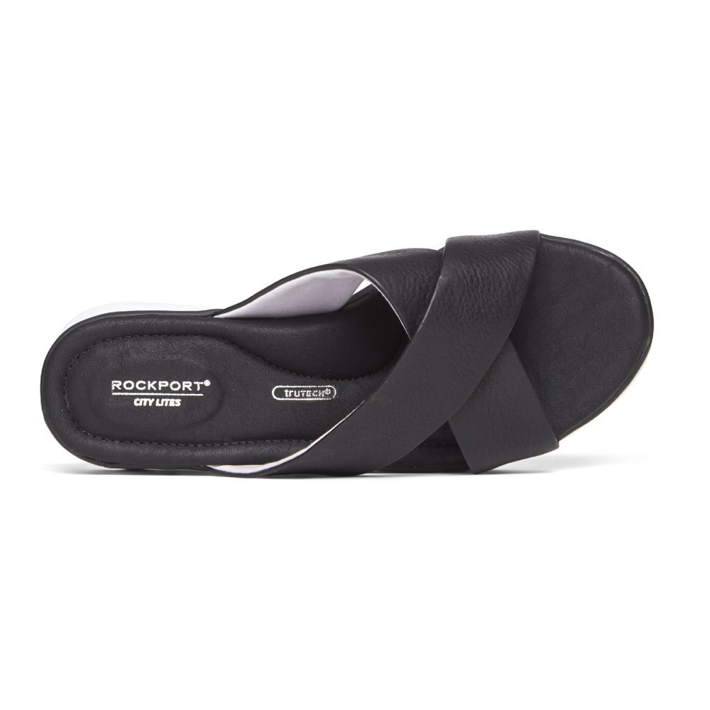 Rockport Singapore Womens Sandals - R-Evolution Black - ZT8025764